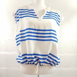 NINE WEST STRIPE PULLOVER TOP (192)